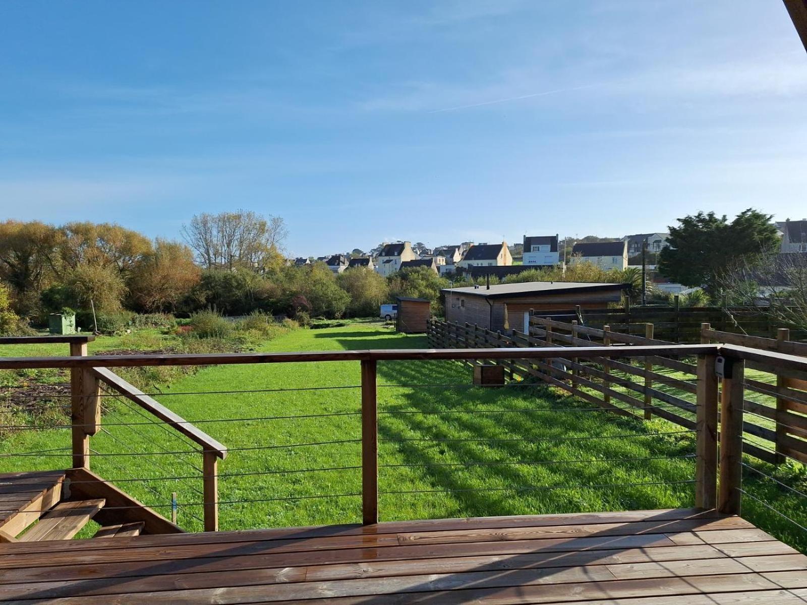 Le Tipi Bleu Tiny House Neuve Avec Terrasse Et Jardin Villa Camaret-sur-Mer Eksteriør billede